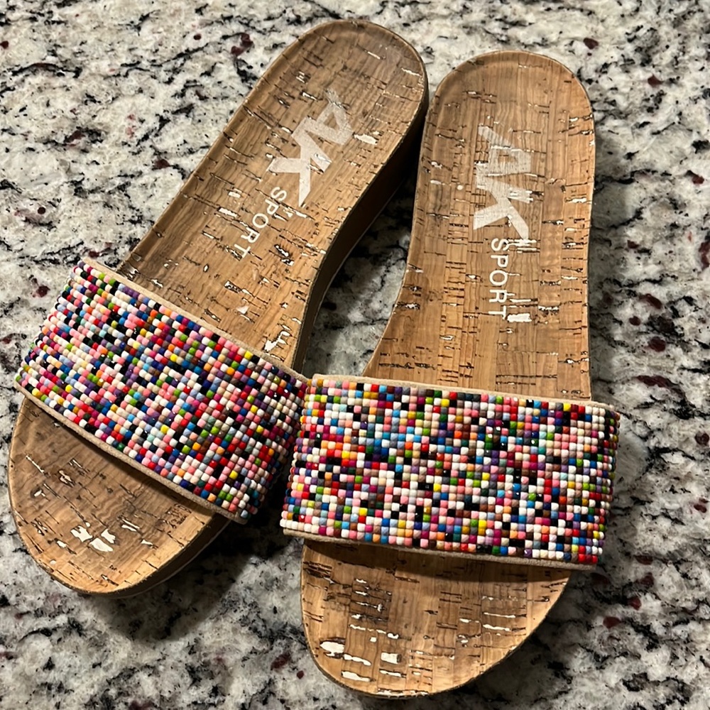 Ann Klein Sport (AK Sport) sandals size 6.5 EUC